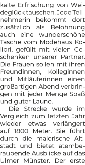 kalte Erfrischung von Weidegl ck tauschen. Jede Teilnehmerin bekommt dort zus tzlich als Belohnung auch eine wundersc...