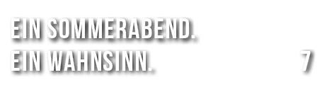 Ein Sommerabend. Ein Wahnsinn. 7