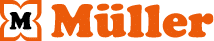 A logo for Muller. Beschreibung von KI generiert